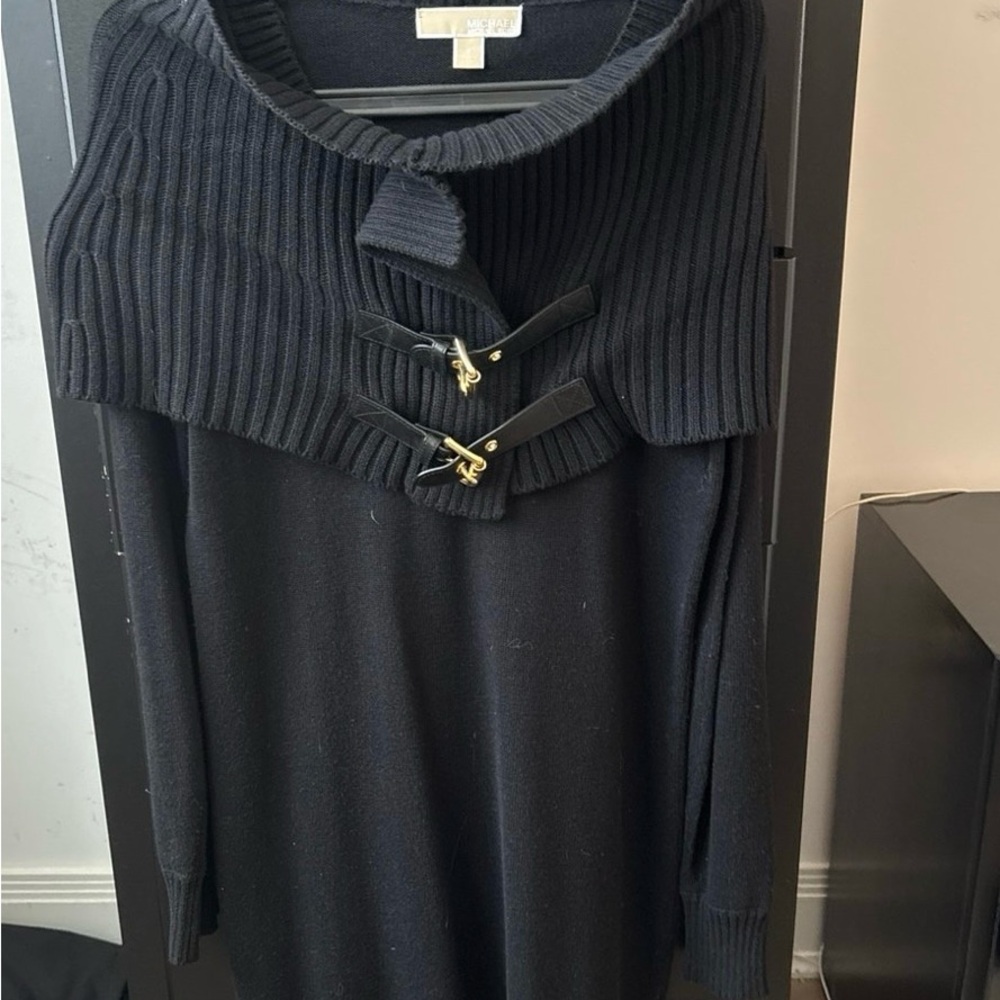 Michael Kors Knit Dress with Removable Shrug